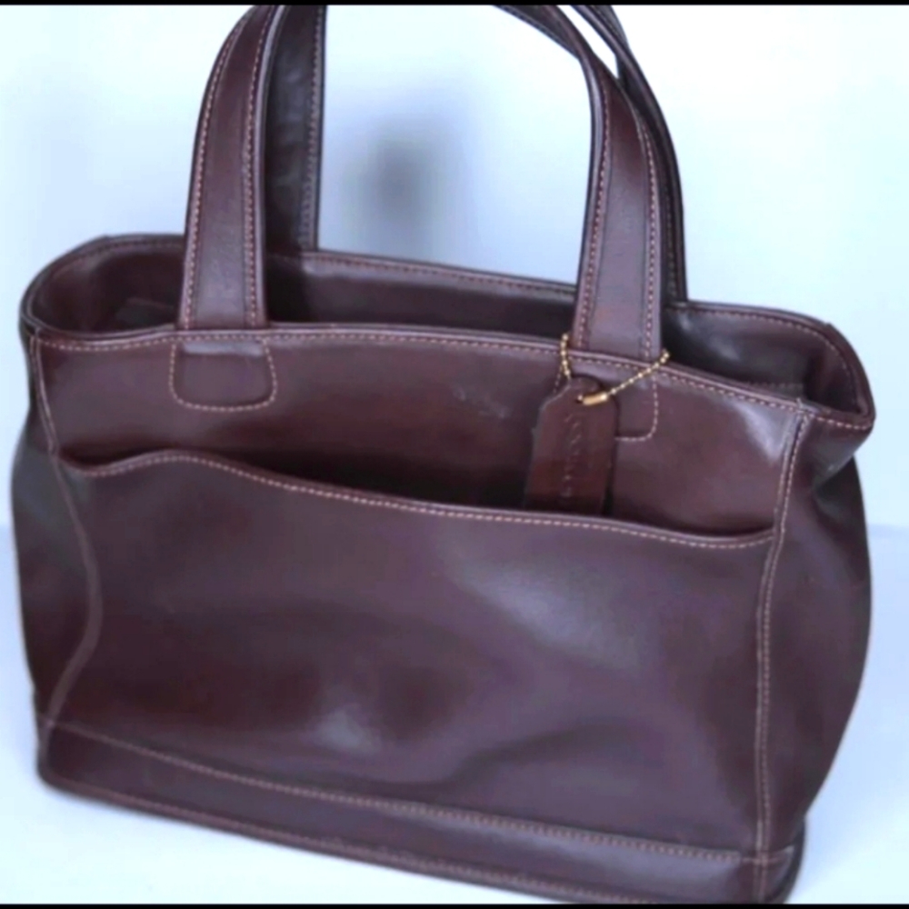 Vintage Coach Bleecker Brown Leather Handbag